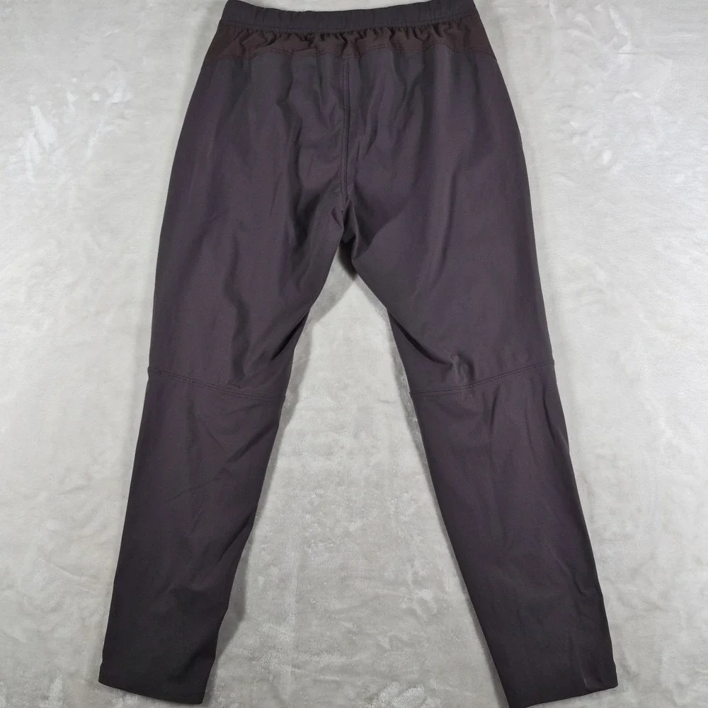Ten Thousand Interval Pants Men's Medium Gray Purple Joggers Ankle Zip Gym Train